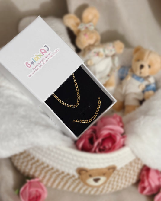 Fígaro- Set Cadena y Pulsera clásica