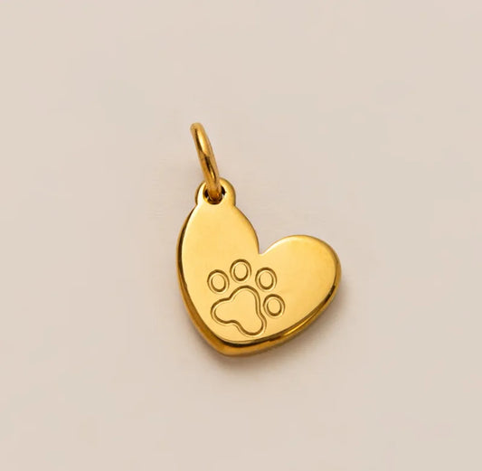 Dog Mom Heart Charm🐾❤️