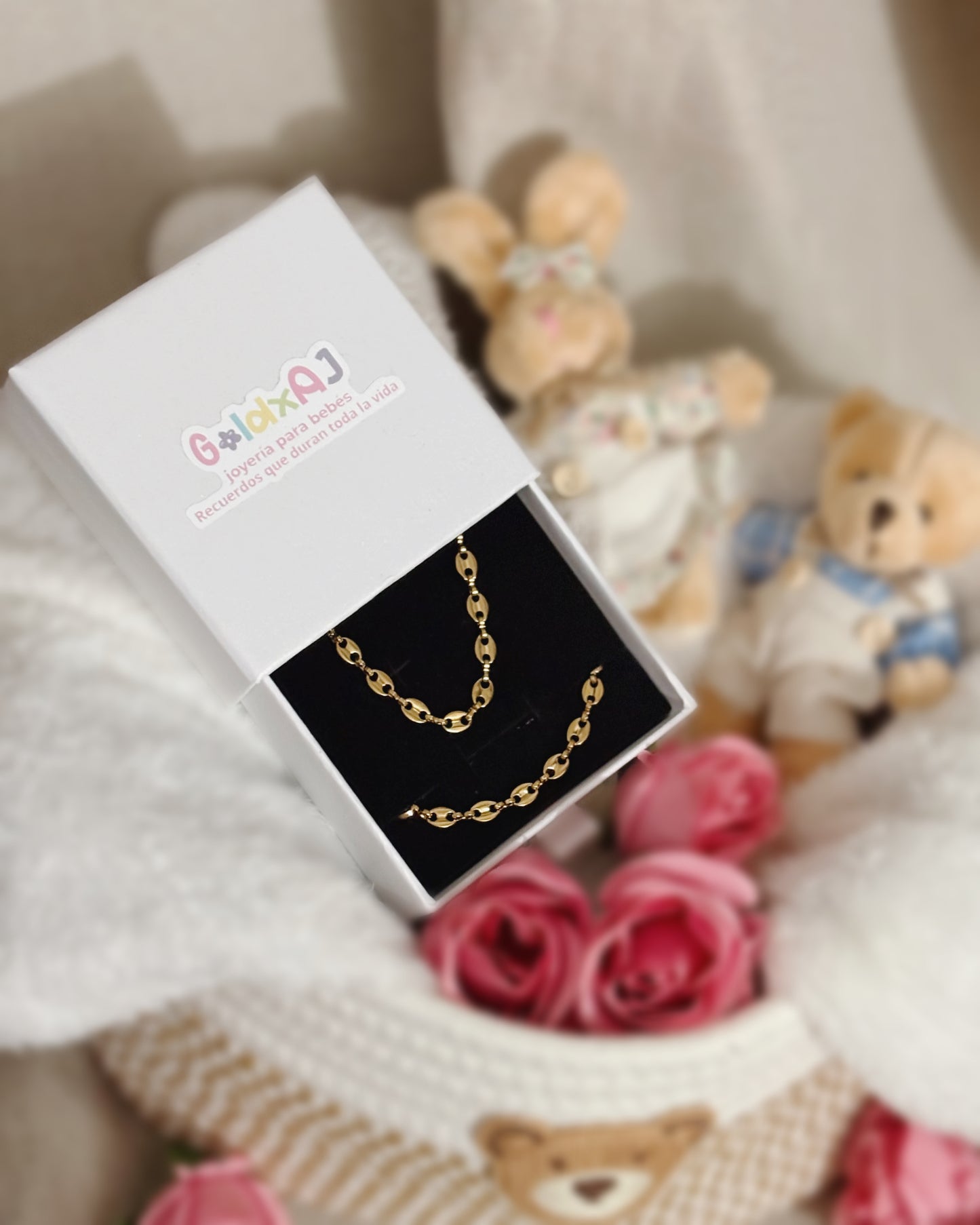 Guçci- Set de cadena y pulsera