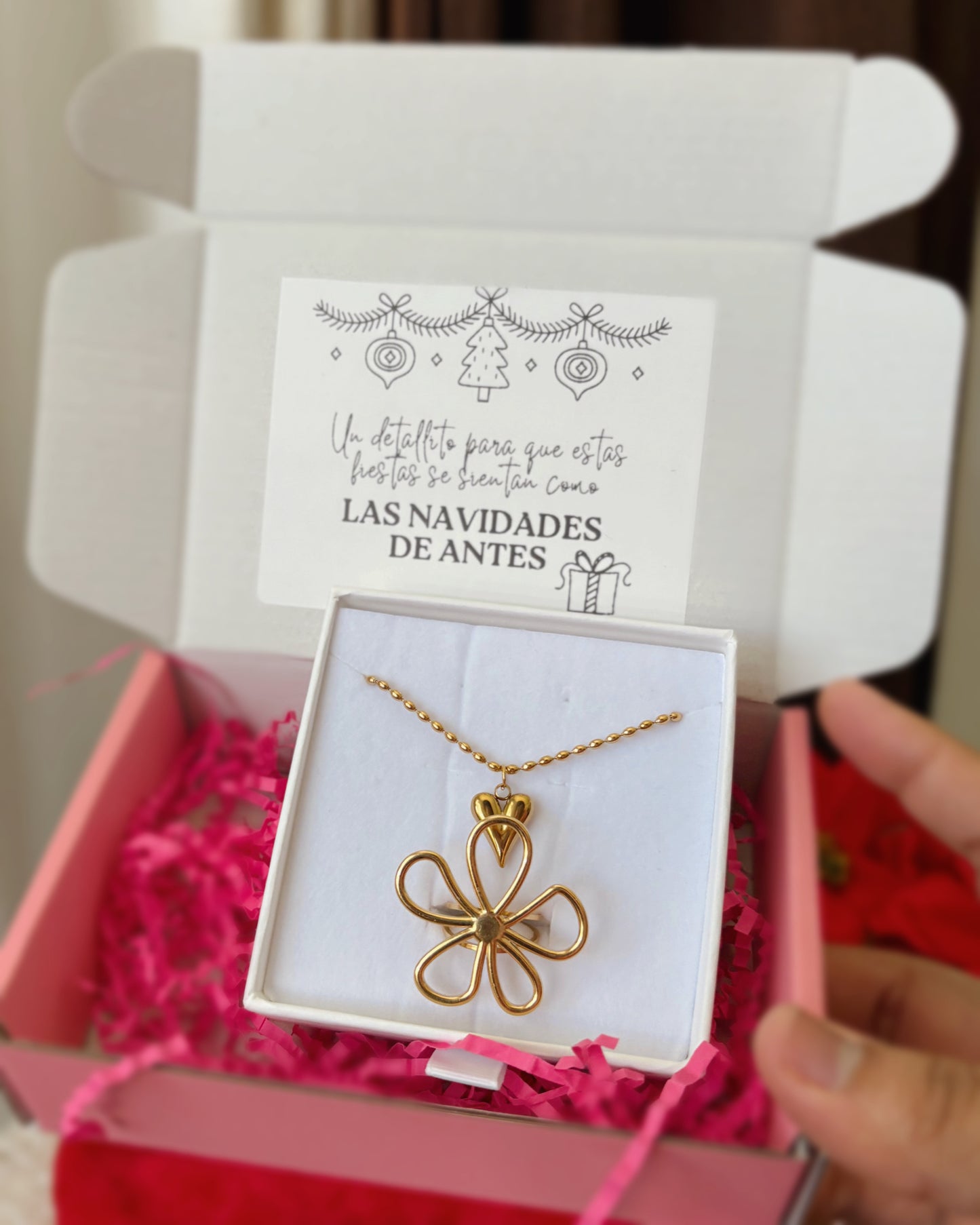 Regalo de Navidad- Cadena y anillo