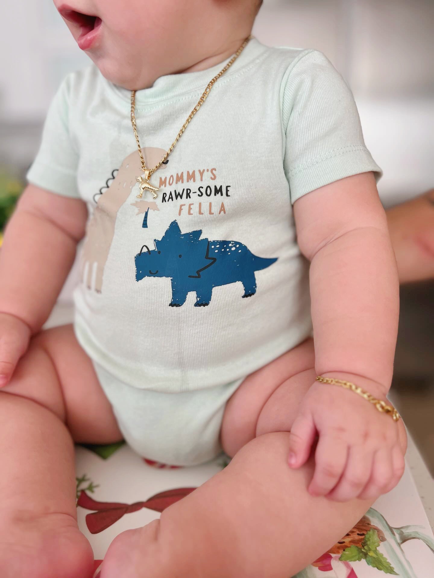 Navidad Clásica- set de cadena y pulsera