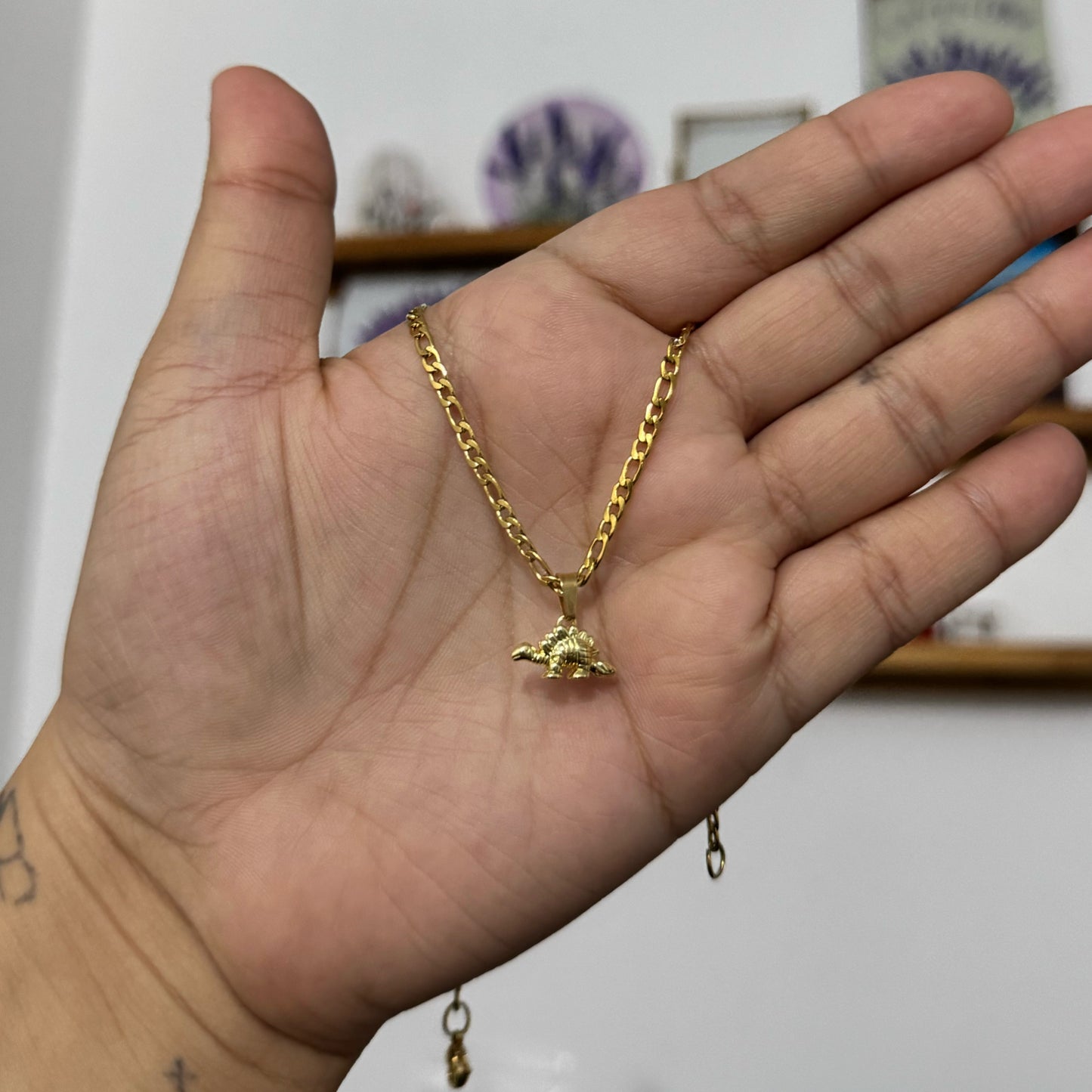 Dino Stegosaurus Charm