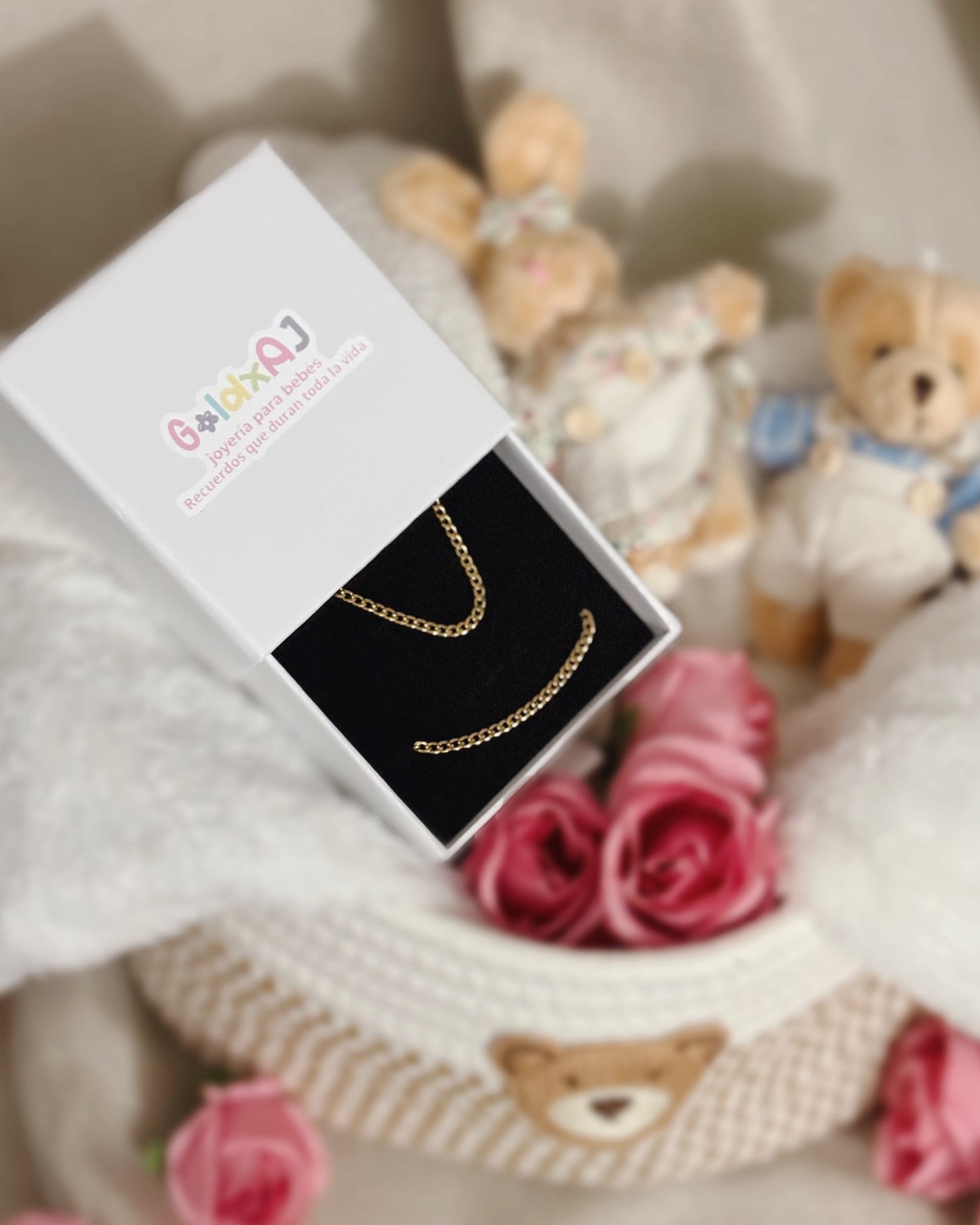 Cubanita- set cadena y pulsera