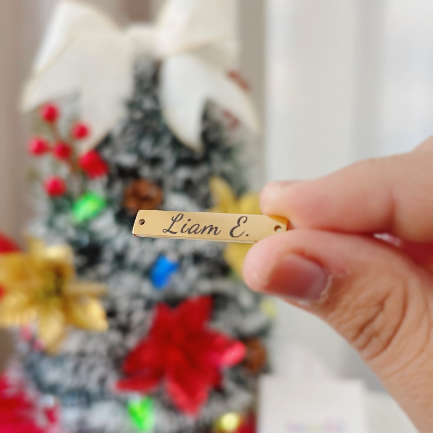 Navidades de antes- Cadena personalizada con nombre